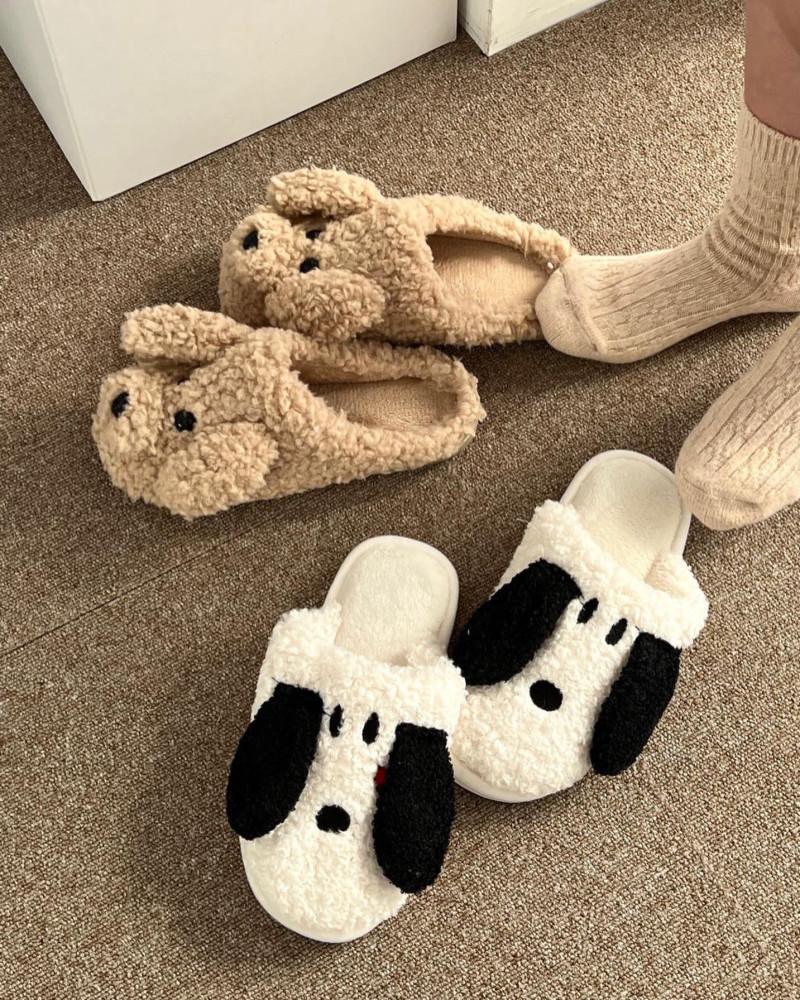 [마인드핑거] 강아지 홈슬리퍼 실내화 룸슈즈(2type)