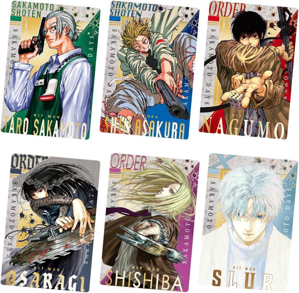 사카모토 데이즈 웨하스 포토 카드 20개입 한박스 식완 일본 반다이 식완 포토카드 포카 SAKAMOTO DAYS