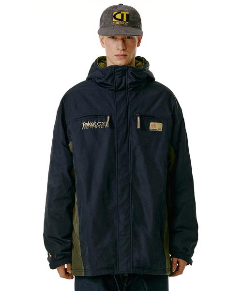 Public Display Bench Jacket Navy