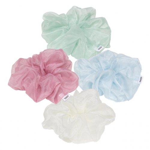 오간자 쉬폰 빅 스크런치 라이트컬러 ( 4 COLORS )