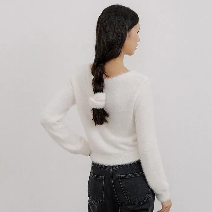 [알로하 착용] [4th] SOFT BOAT NECK KNIT_4COLOR