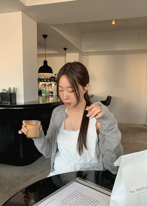 [24SS🤍] 메이비 스트링 리본 원피스 (2 color)