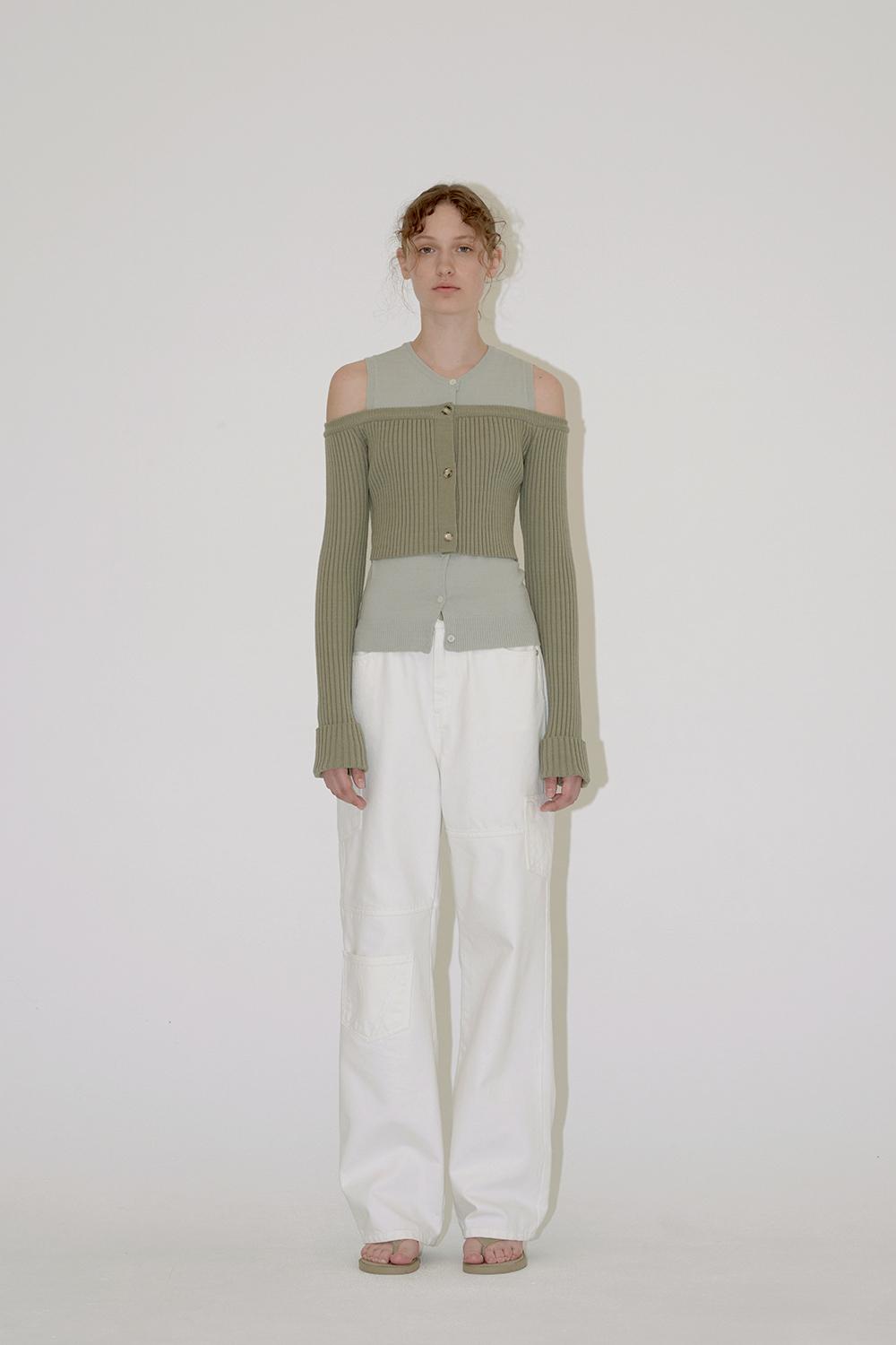 PATCH POCKET DENIM PANTS