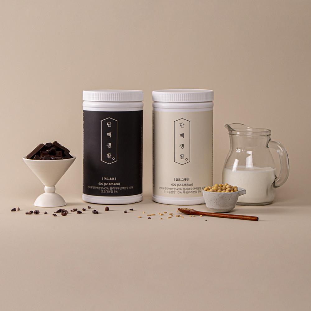단백생활 프리미엄 단백질 쉐이크 식사대용 프로틴 식단관리 단백질파우더 2가지 맛