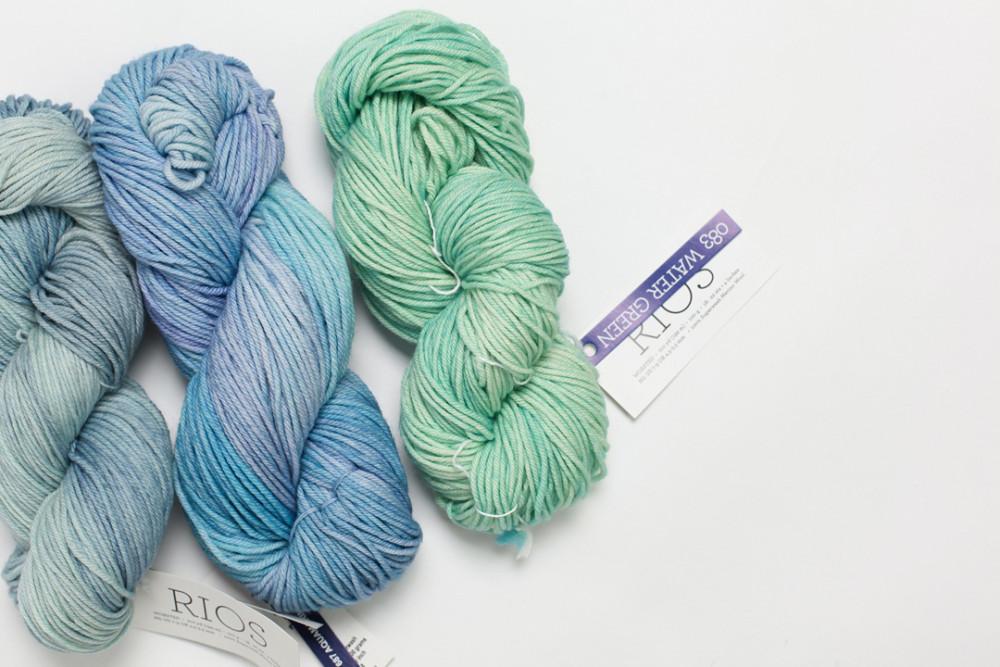 리오스 말라브리고 100% 퓨어 메리노울 최상급 울사 핸드다잉얀