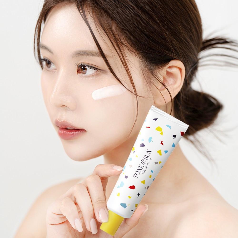 [할인+더블기획]톤핏선 비건 수분 선크림 50ml+50ml(증정)