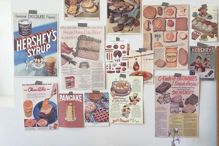 빈티지 디저트케익 페이퍼 14장SET