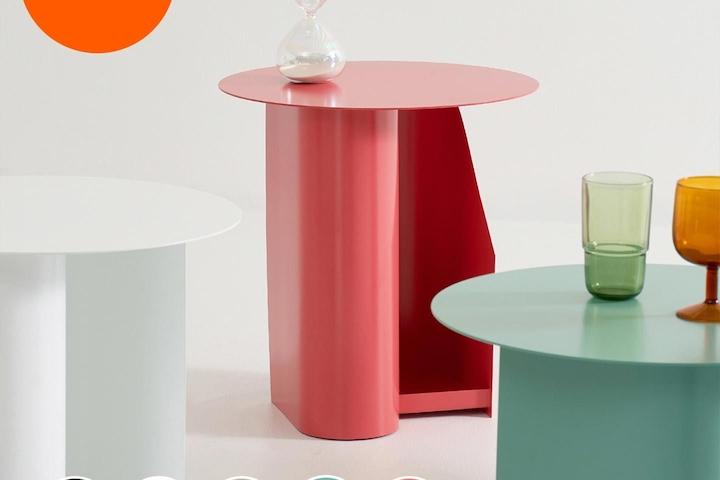 플랫 철제 사이드 테이블 5colors