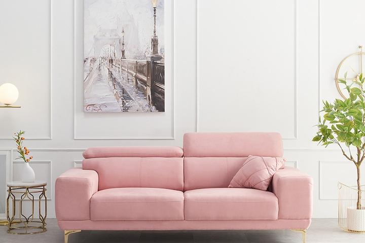 로린 아쿠아텍스 패브릭 3인용 소파 3colors