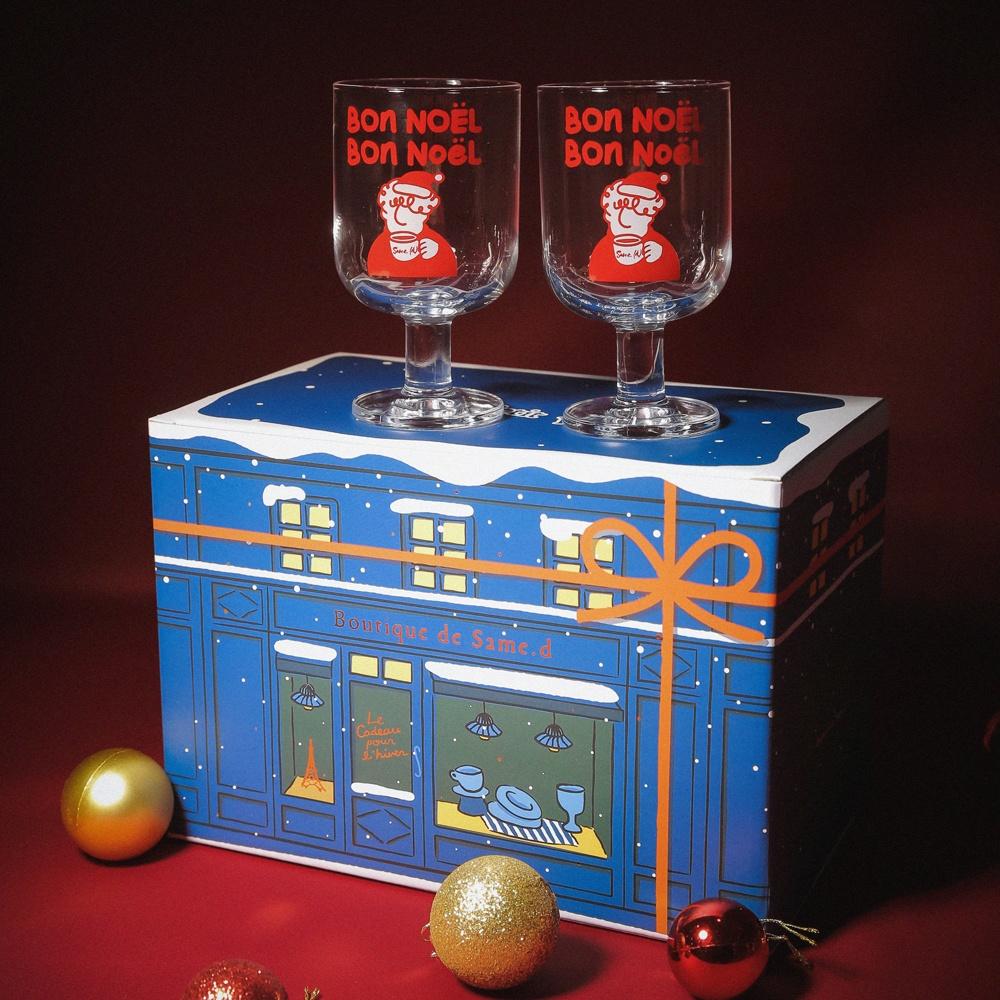 (크리스마스 선물세트) 파리지앵 산타 고블렛 x 2개