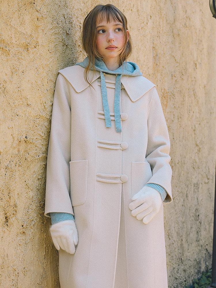 세일러 카라 울 핸드메이드 코트 OW4WHA520