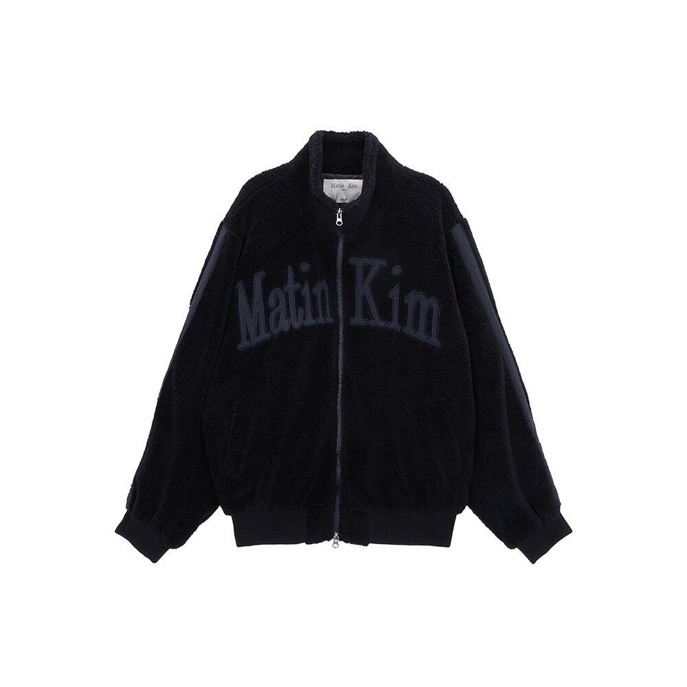 TEDDY FLEECE JUMPER IN BLACK