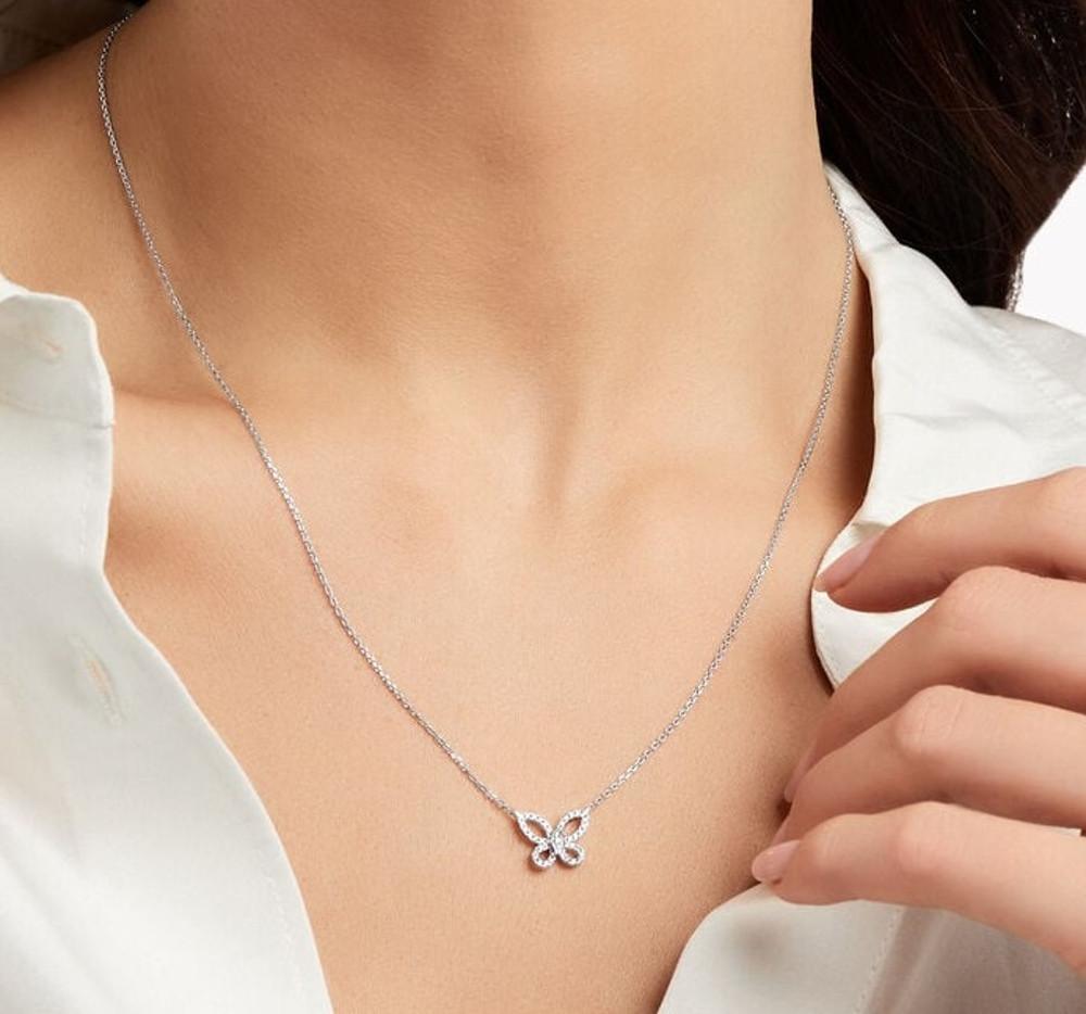 [국내백화점제품] 그라프 미니 버터플라이 다이아 펜던트