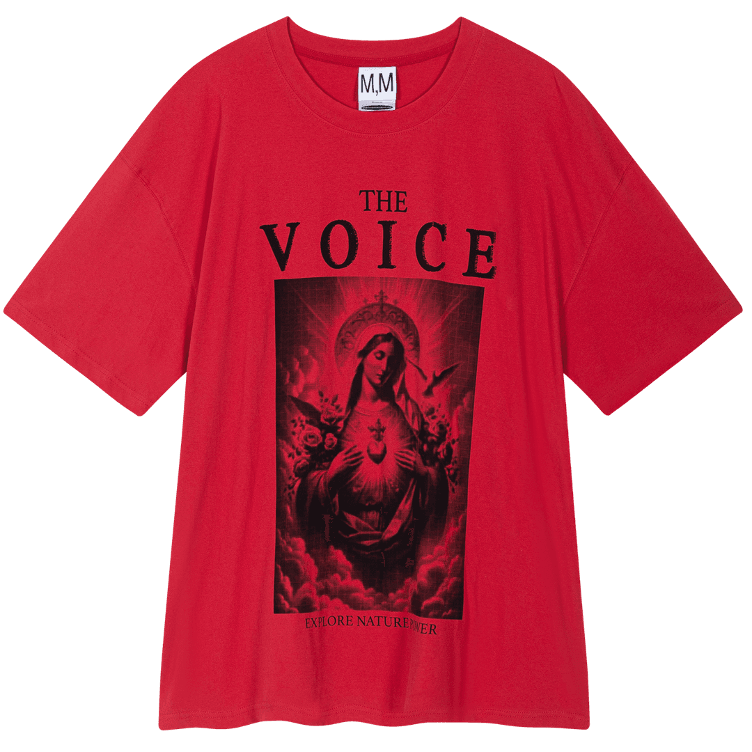 THE VOICE BIG T-SHIRT (Red)