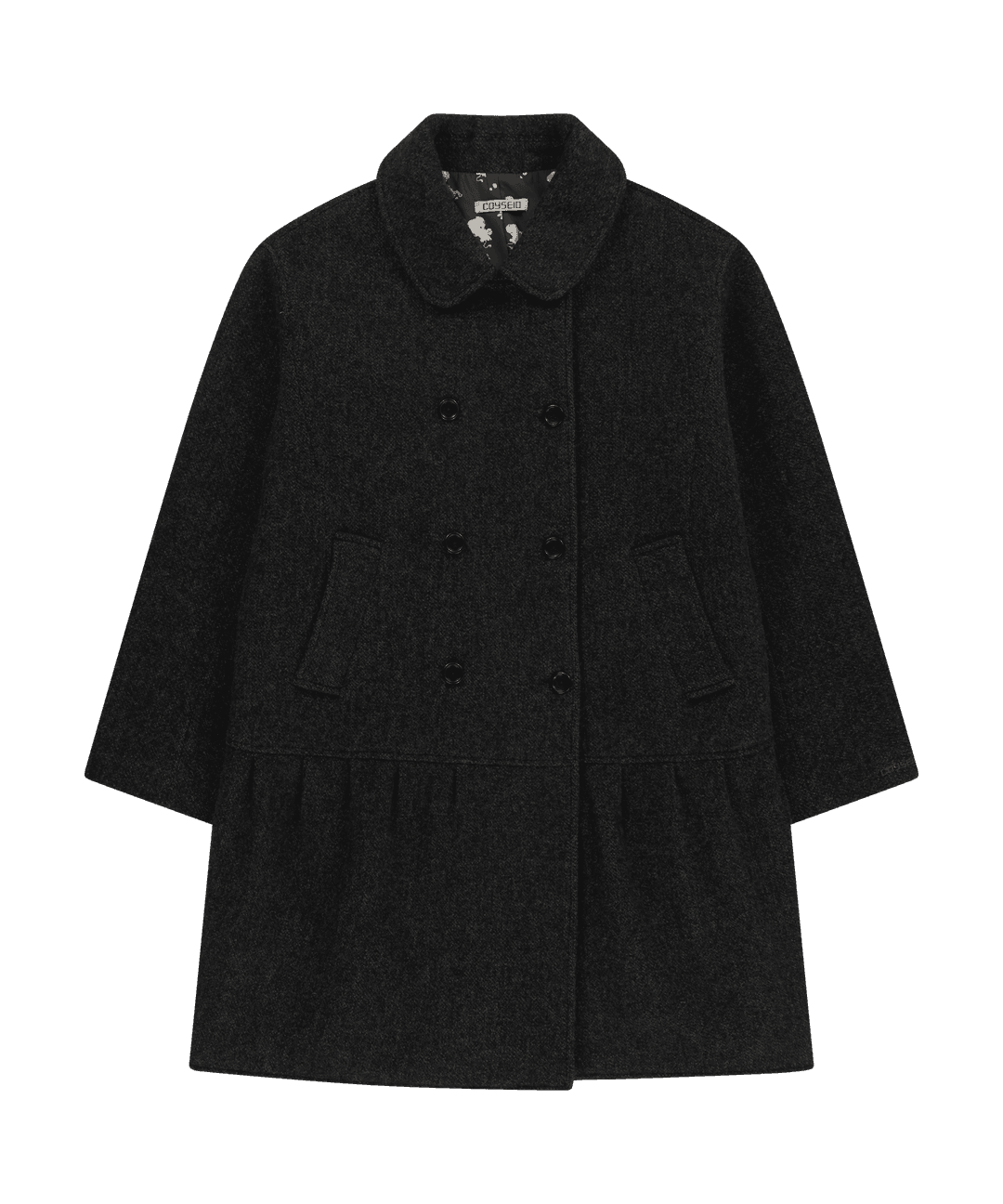 COY DOUBLE COAT CHARCOAL