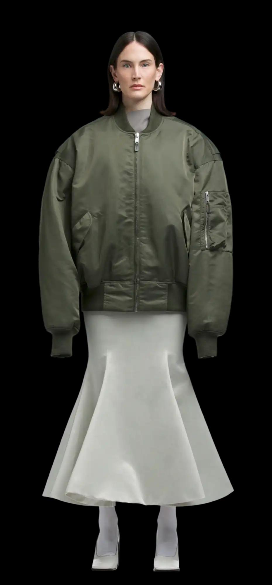 broad bomber khaki