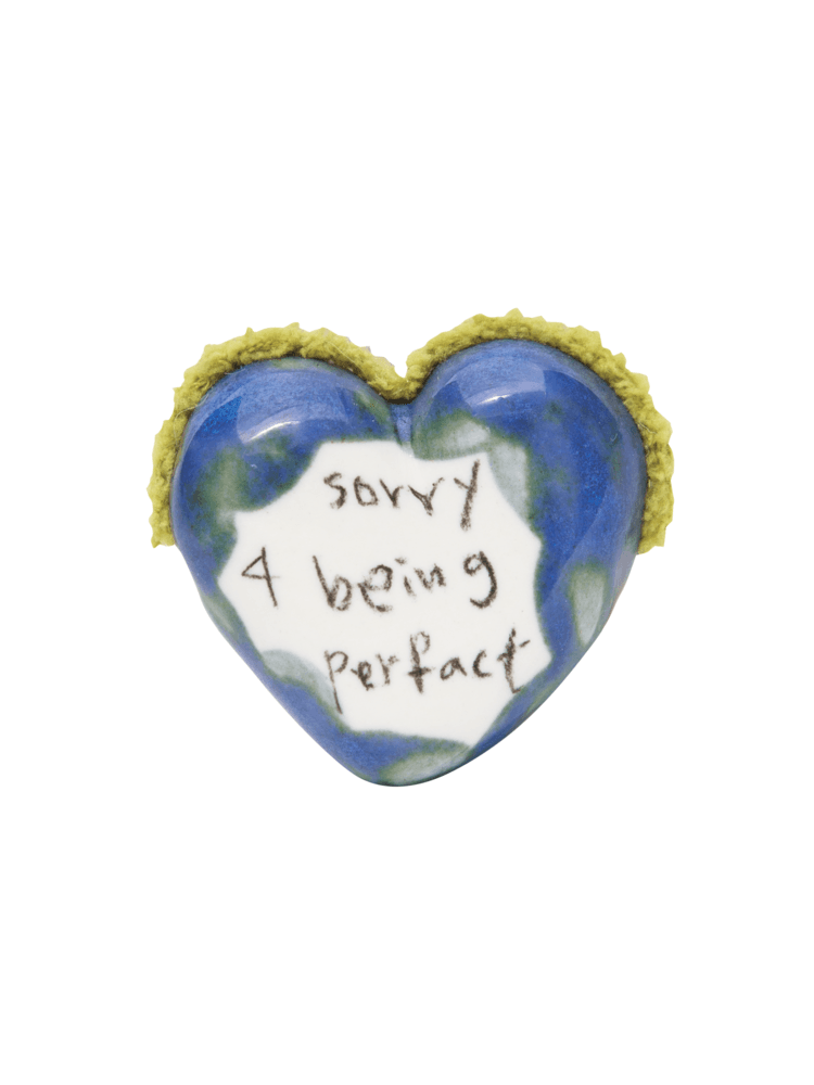 Blue olive hair perfect 하트 마그넷