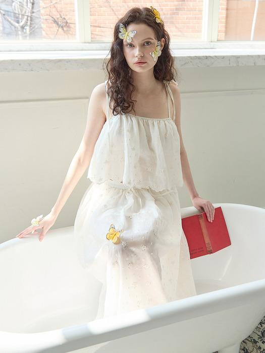 Prairie Lace Layered 2-Piece Dress_Ivory