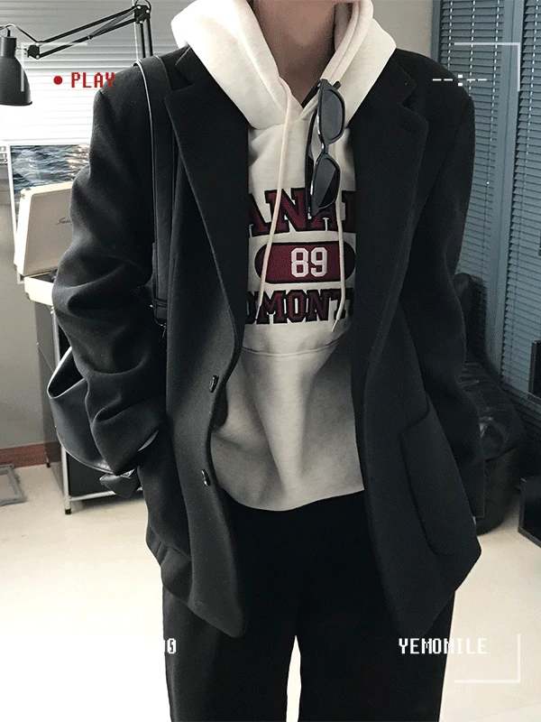 마드리드 트임 울 자켓 (unisex)