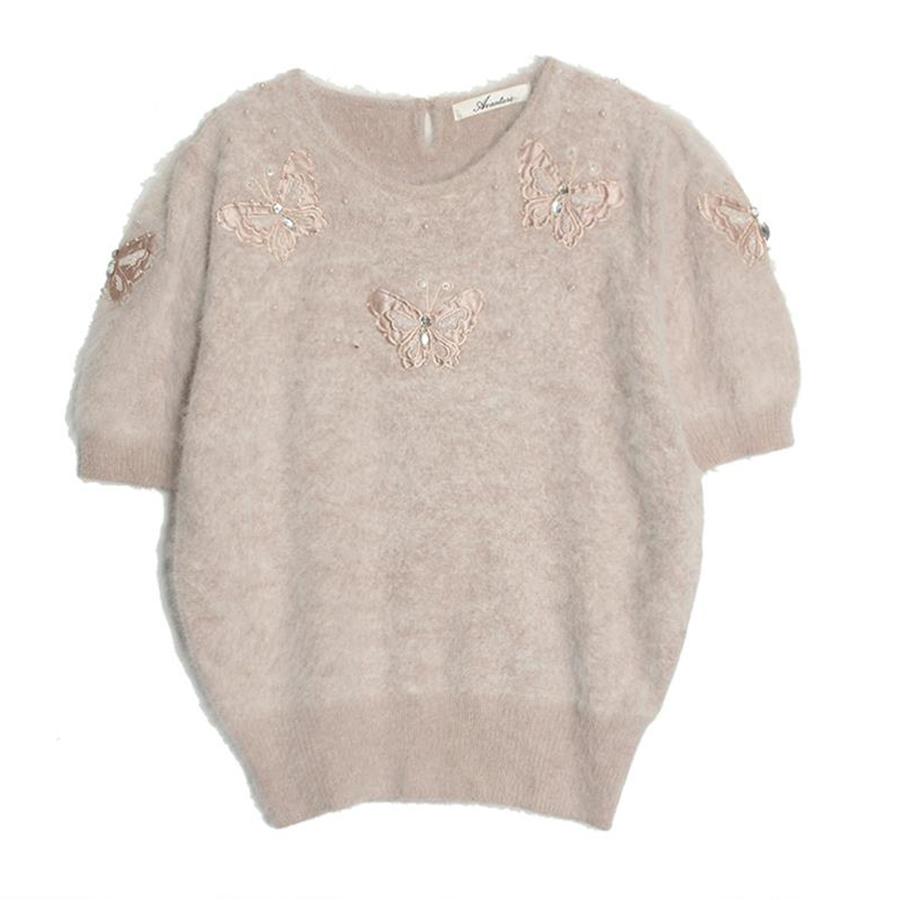 angora hlaf knit