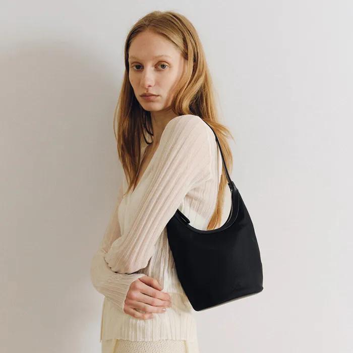 Mini Around hobo bag Nylon Black