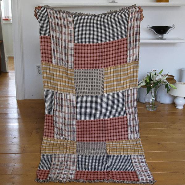 패치워크 빈티지 블랭킷 담요