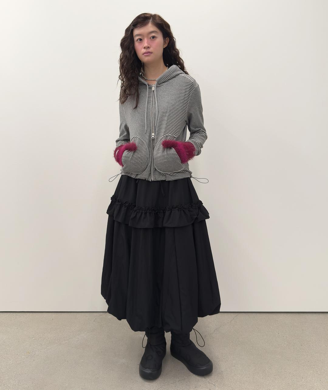 [2차] Layered Volume Skirt [Black]