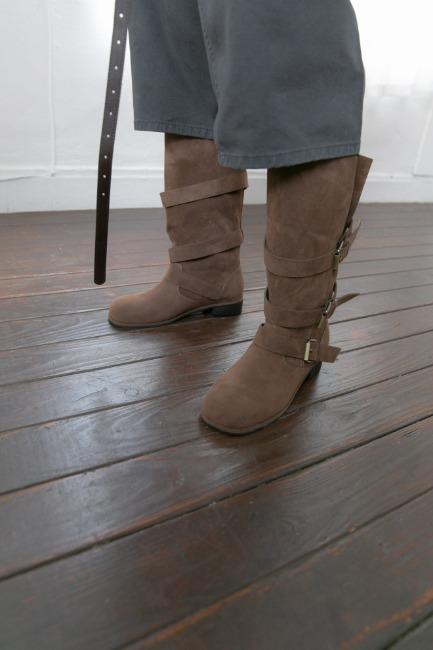 suede wrap boots(3colors)