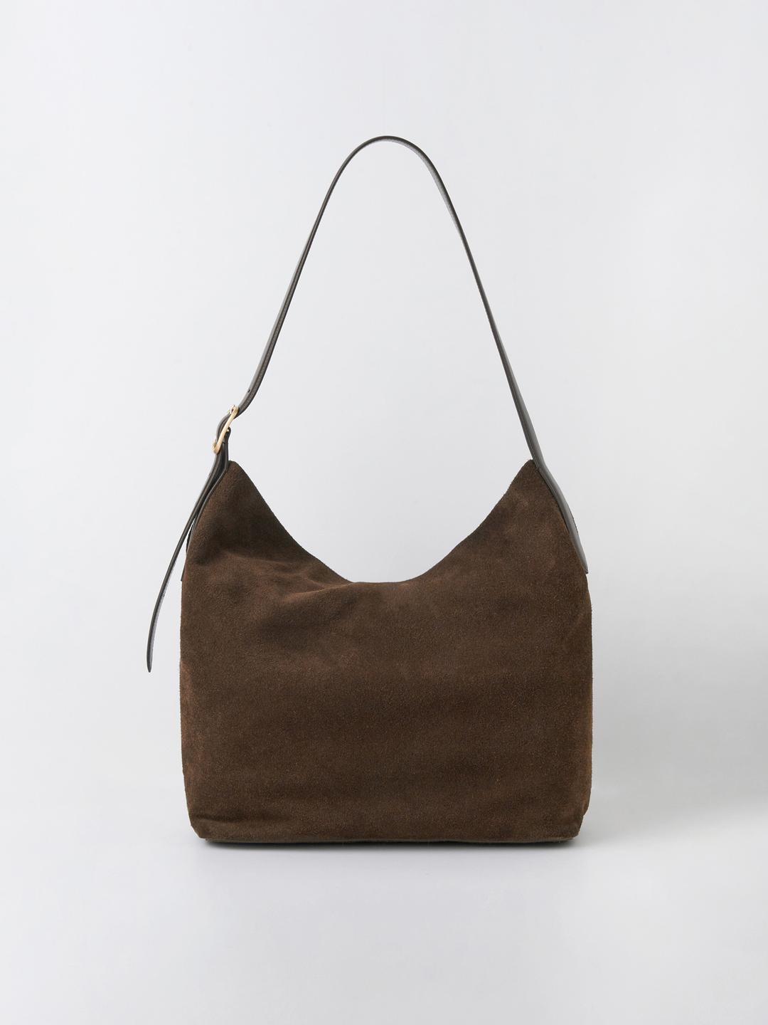 RE-ORDER / Suede hobo bag_2colors