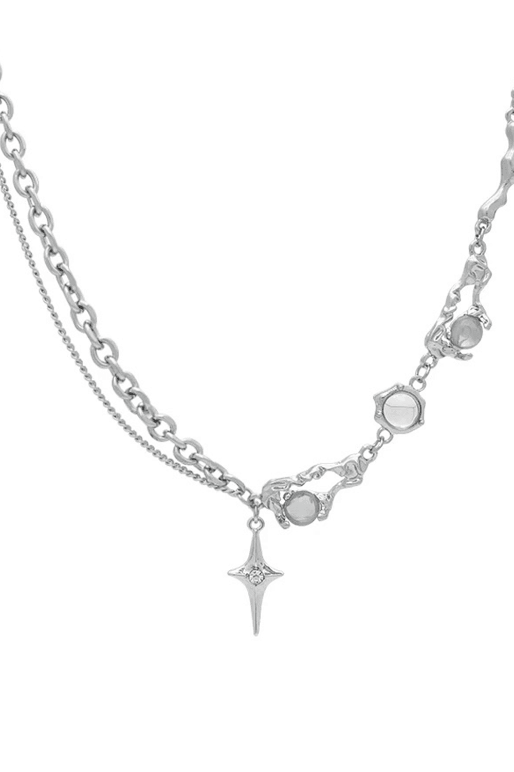 Ning Oriental Layered Surgical Necklace