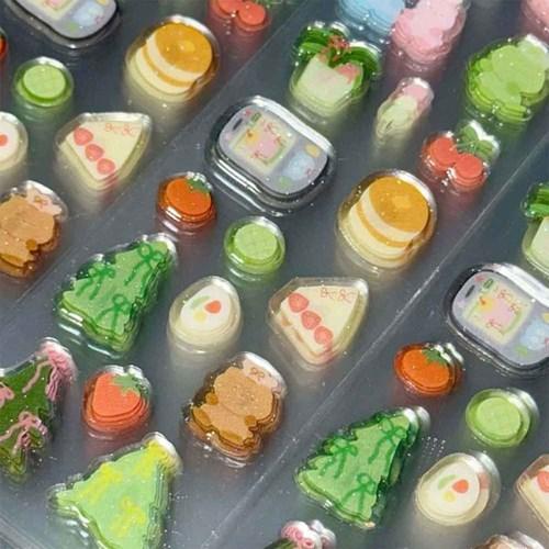 [러브송러브뽀빠이] 러브 디저트 카페 -1 펄에폭시 스티커