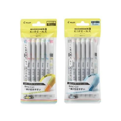 파이롯트 키레나 5종 세트, 페일 핑크, 페일 ..., 1세트 - 형광펜 | 쿠팡