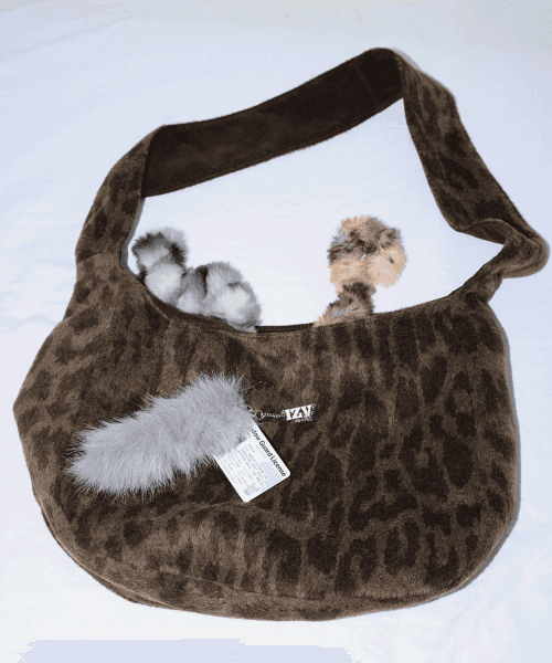 REVERSIBLE LEOPARD BAG