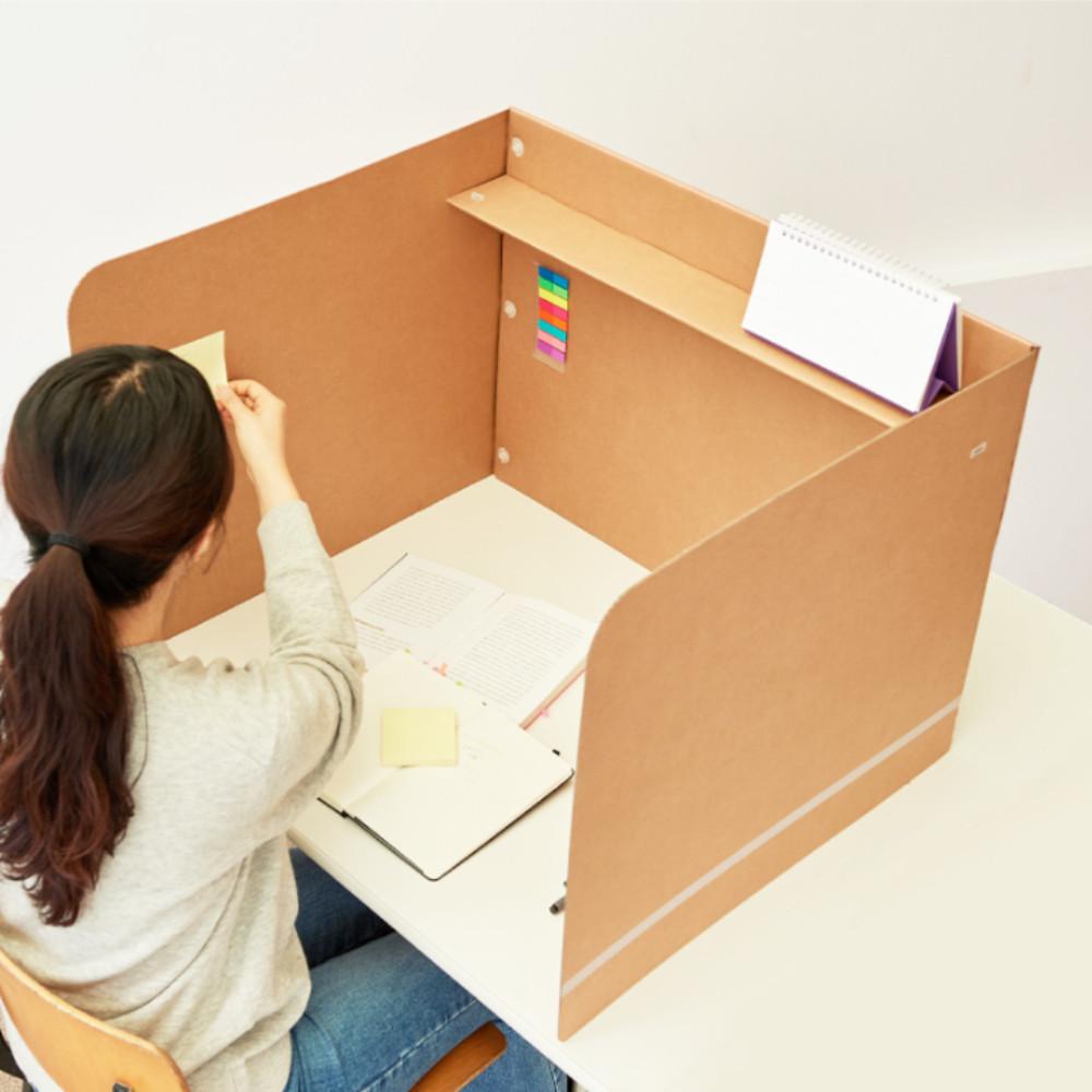 독서실 칸막이 책상 가정용 1인 독서실 책상 커튼 스터디 룸