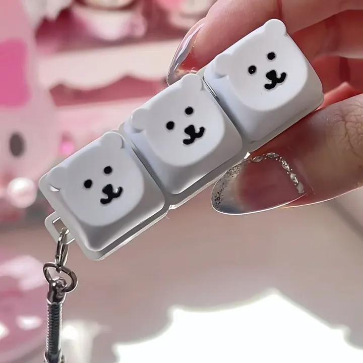 담곰이 키보드 스트레스해소 키캡 3구