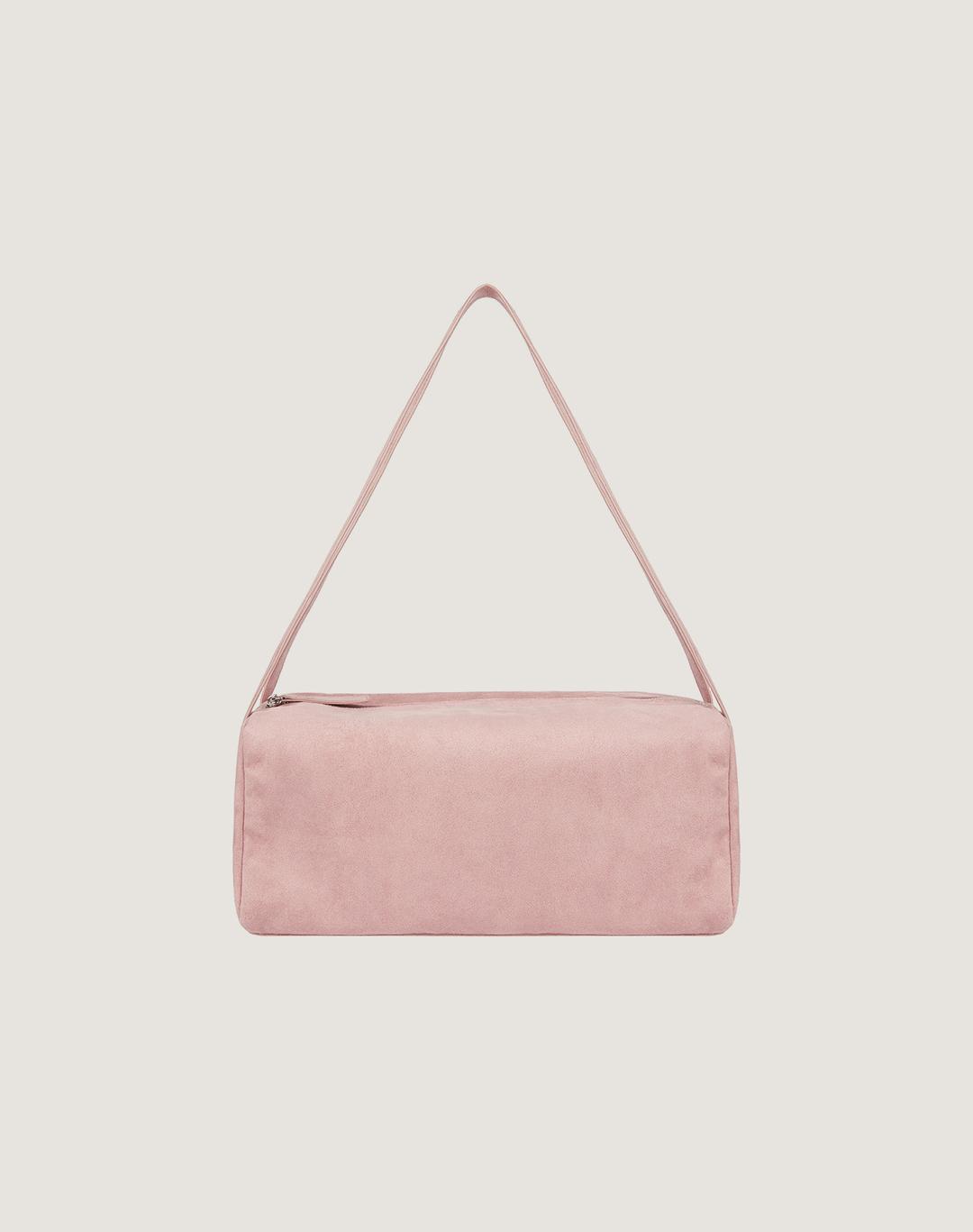 Suede Shoulder Bag (Pink)