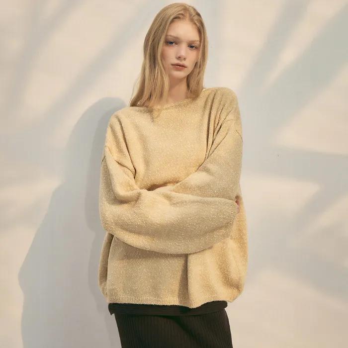 Reversible Back String Knit_CTK237(Beige)