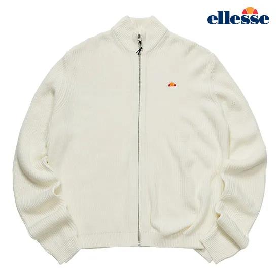 [엘레쎄] 남녀공용 베이직 니트 집업  EL4UHSR755IV