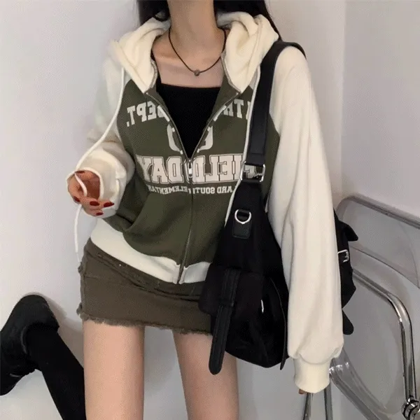 day hood zip-up (3colors!)