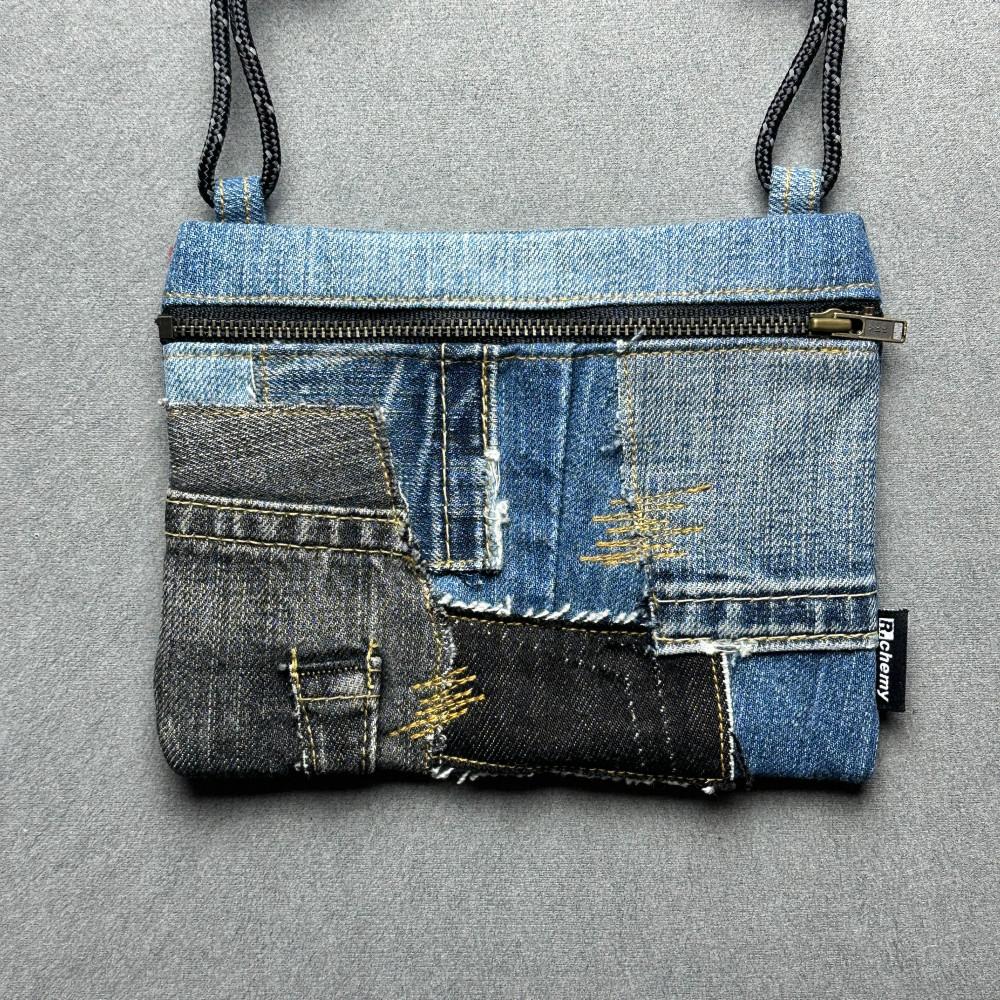 [알케미]데님 청바지 리메이크 샤코슈백