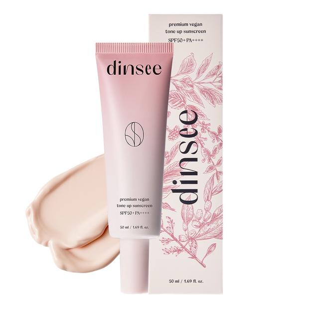 [딘시] 프리미엄 비건 톤 업 선크림 SPF50+PA++++ 50ml
