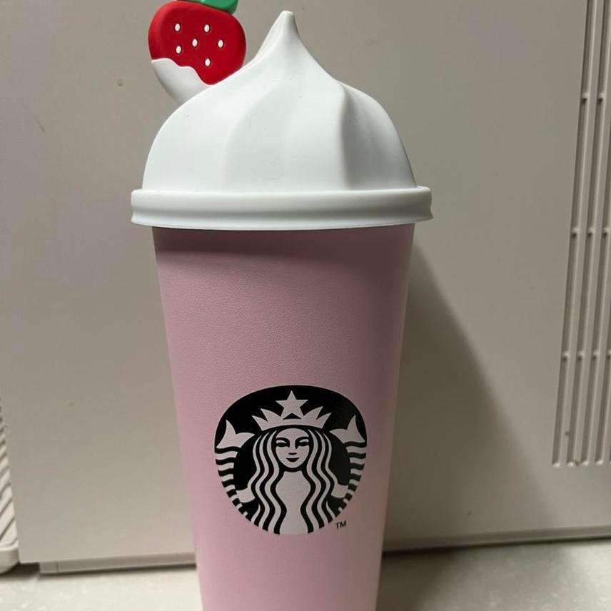 스타벅스 발렌타인 크림 투고 텀블러 밸런타인