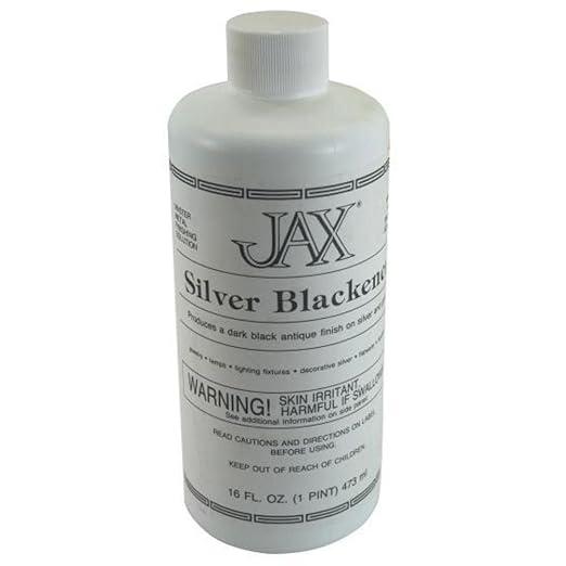 JAX Silver Blackener - 금속 마감 솔루션 - 열이나 전기 없는 앤티크 마감 - 파인트