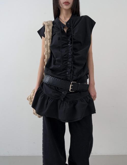 frill short sleeve ops