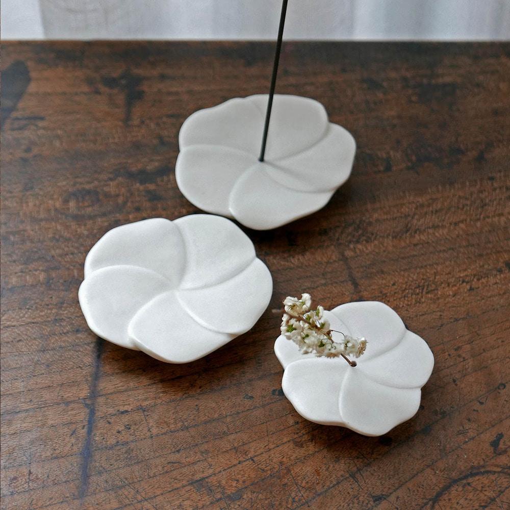 접시꽃 _ 향꽂이 받침