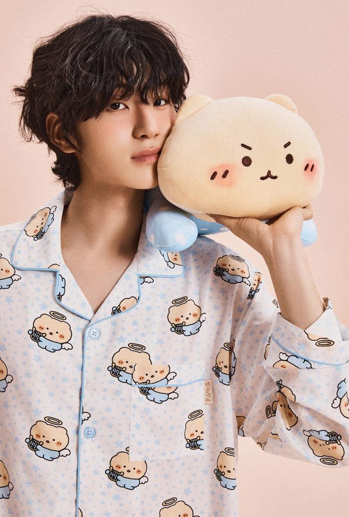 [망그러진곰] 망고미 긴팔 파자마(LIGHT BLUE)_SPPPG23U02