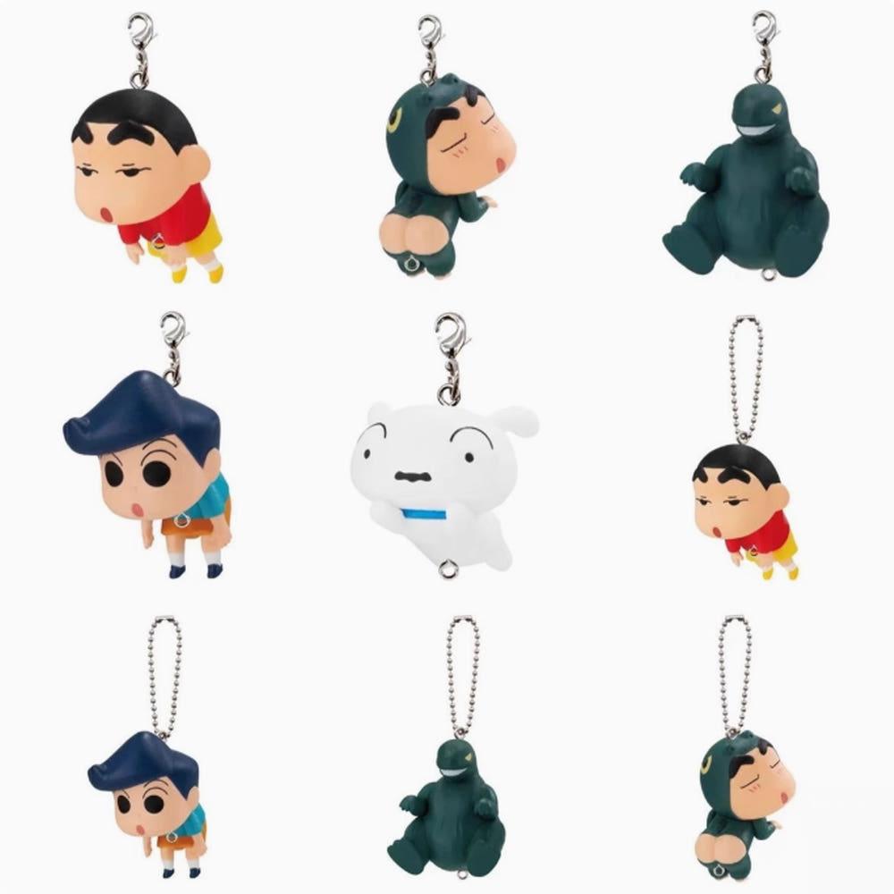 흰둥이키링 짱구키링 인형 철수 고질라