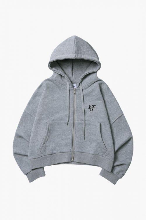 시그니처 로고 크롭 후드집업(R) 4 color