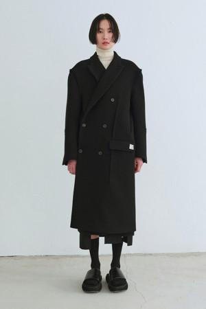 [RE;CODE 여성] Oversized Two way Double Coat