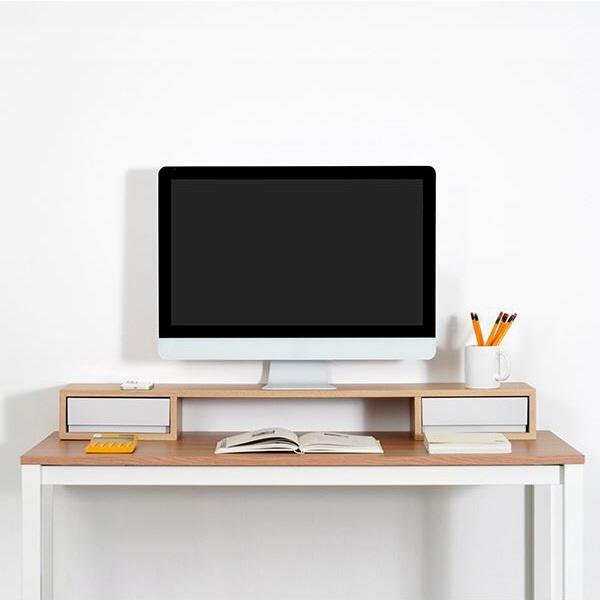 [모노폴리오] 루나 서랍형 모니터 받침대